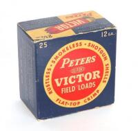 Collectible Peters Victor Field Loads Shotshell Box