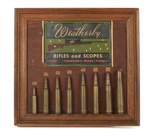 Weatherby Cartridge Board Display