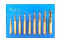 Weatherby Nine Cartridge Lucite Display Lot