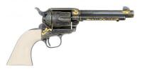 Extraordinary Custom Mike Dubber Engraved Colt Single Action Army Revolver