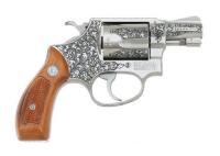 Engraved Smith & Wesson Model 60 Chiefs Special Revolver