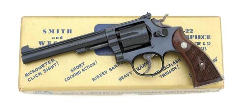 Smith & Wesson K-22 Masterpiece Hand Ejector Revolver