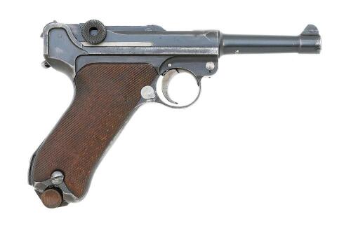 Scarce DWM "Safe & Loaded" 1923 Commercial Model Luger Pistol