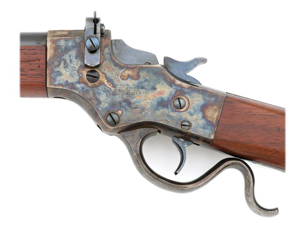Stevens Model 414 Armory Falling Block Rifle