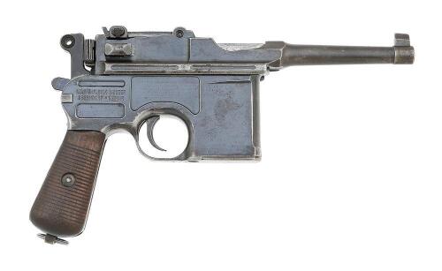 German C96 Semi-Auto Pistol by Mauser Oberndorf