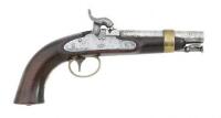 U.S. Navy Model 1842 Percussion Pistol by N.P. Ames