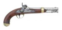 U.S. Model 1842 Single Shot Percussion Pistol by H. Aston