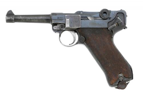 German P08 Luger Pistol by Erfurt