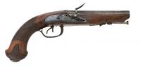 Pritchard Double Barrel Flintlock Pistol