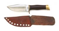 Early Fixed Blade Hunting Knife By Hibben