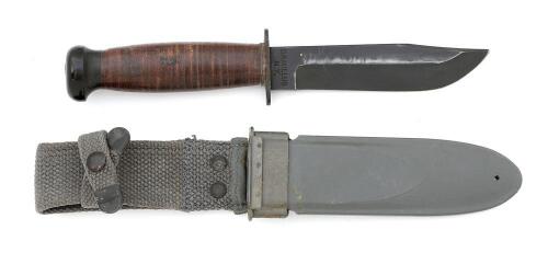 Original U.S. WWII Navy USN Mark 1 Fighting Knife by