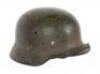 German M40 Stahlhelm with Theater-Applied Camouflage Pattern