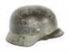 German M35 Stahlhelm with Theater-Applied Camouflage Pattern - 2