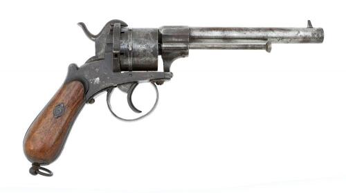 Belgian Lefaucheux Patent Double Action Pinfire Revolver