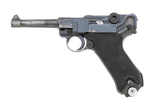 Scarce German P.08 Luger &ldquo;Transitional&rdquo; byf-Coded Pistol by Mauser