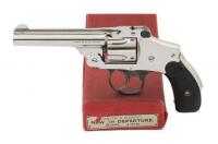 Excellent Smith & Wesson 38 Safety Hammerless Revolver with Original Box