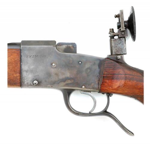 German HWZ Model 29 Falling Block Sporting Rifle