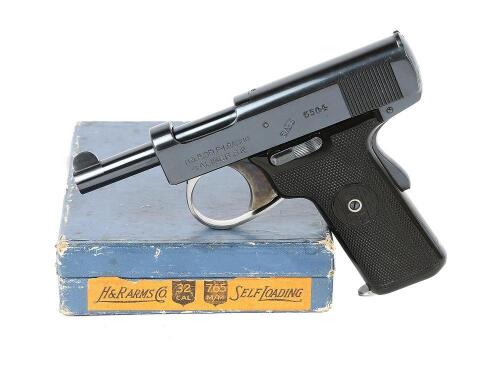 Excellent Harrington & Richardson 32 Self-Loading Pistol with Original Box