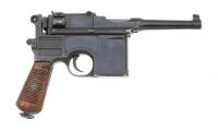 German C96 Semi-Auto Pistol by Mauser Oberndorf