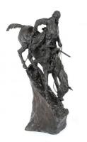 Mountain Man Bronze Sculpture After Remington