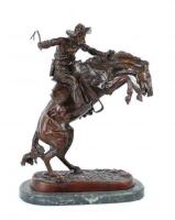 Bronco Buster Bronze Sculpture After Remington