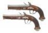Pair of European Flintlock Coat Pistols - 2