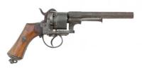 Belgian Lefaucheux Patent Double Action Pinfire Revolver