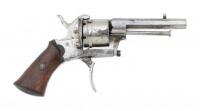 Belgian Pinfire Double Action Pocket Revolver