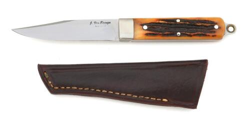 Custom Fixed Blade Knife By Van Eizenga