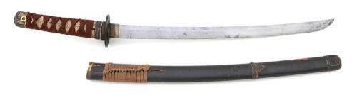 Unmarked Japanese Wakizashi