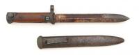 Italian M38 Carcano Short Rifle Folding Bayonet