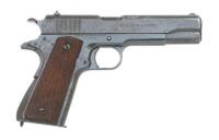U.S. Colt Model 1911A1 Transitional Model Semi-Automatic Pistol Identified to Colonel Donald Bowman General Eisenhower’s Staff