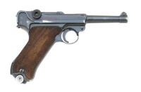 German P.08 Luger Pistol by Mauser with Matching Magazine
