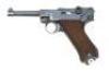 German P.08 Luger Pistol by Mauser with Matching Magazine - 2