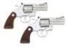 Extremely Rare Pair of Consecutively Numbered Colt Wilkerson Combat Python Revolvers - 2