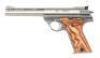 Rare TDE / L.E. Jurras Custom Model 100 Auto Mag Semi-Auto Pistol with Matching Serial Numbers - 2