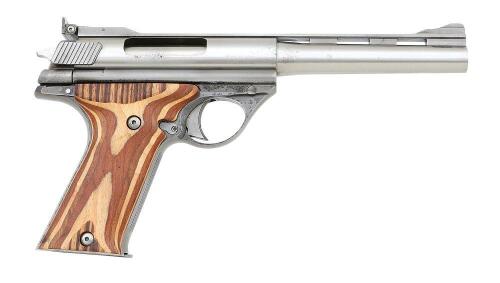 Rare TDE / L.E. Jurras Custom Model 100 Auto Mag Semi-Auto Pistol with Matching Serial Numbers