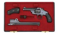 Rare Cased Smith & Wesson 38 Single Action Third Model Combination Set