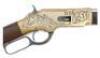 Winchester Model 1866 Saddle Ring Carbine with Endearing Western Engraving - 2