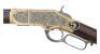 Very Fine Nimschke-Style Engraved Winchester Model 1866 Saddle Ring Carbine With Mexican Motif - 4