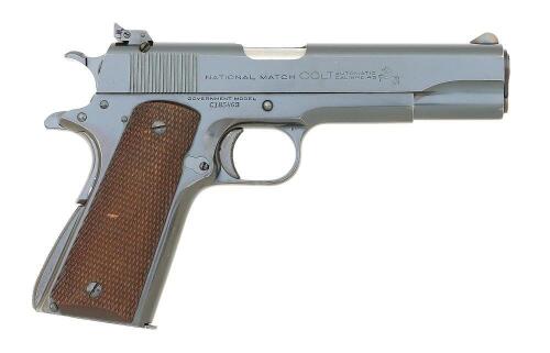 Fine Colt Pre-War National Match Semi-Automatic Pistol