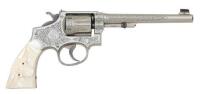 Smith & Wesson Factory Engraved 32-20 Hand Ejector Target Model of 1905 Second Change Revolver