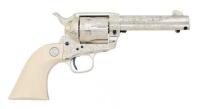 Lovely Denise Thirion Engraved Colt Single Action Army Revolver