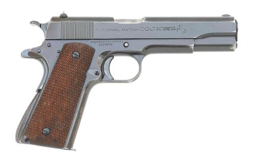 Rare Colt Pre-War National Match Semi-Automatic Pistol with Swartz Safety