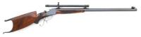 Very Fine Winchester Model 1885 High Wall Deluxe Schuetzen Rifle With Winchester A5 Riflescope