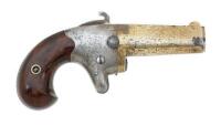 Fine Gold-Washed Colt Second Model Deringer with Deluxe Grips