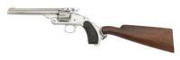 Rare Australian Smith & Wesson New Model No. 3 Revolver with Shoulder Stock