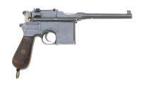 German C96 Semi-Auto Pistol by Mauser Oberndorf