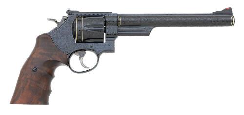 Handsome Engraved and Gold Inlaid Smith & Wesson Model 29-2 Revolver