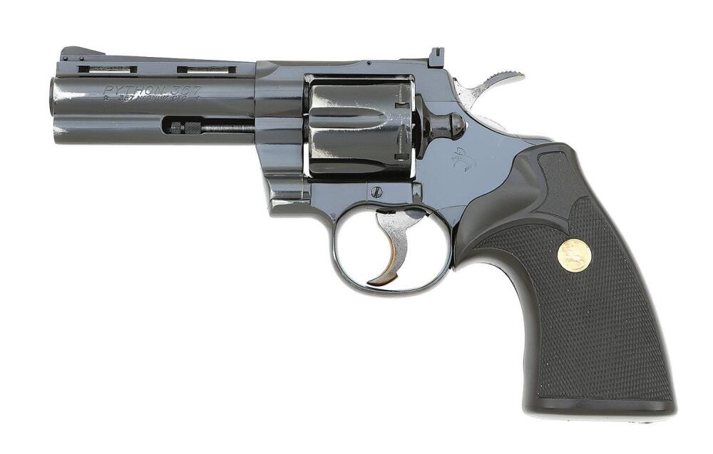 Custom Colt Python Revolver by Reeves Jungkind, Texas Highway Patrol